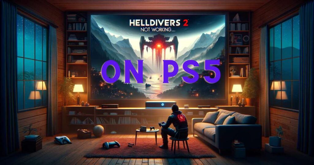 Helldivers 2 not working on PS5